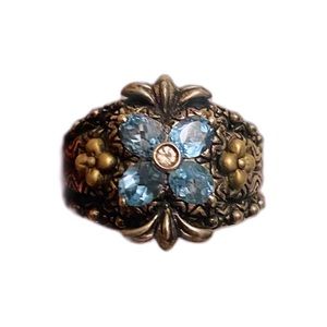 Barbara Bixby 18k sterling silver ring